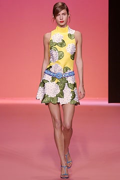 yellow floral mini dress