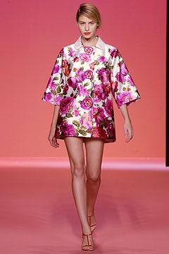 pink floral mini dress