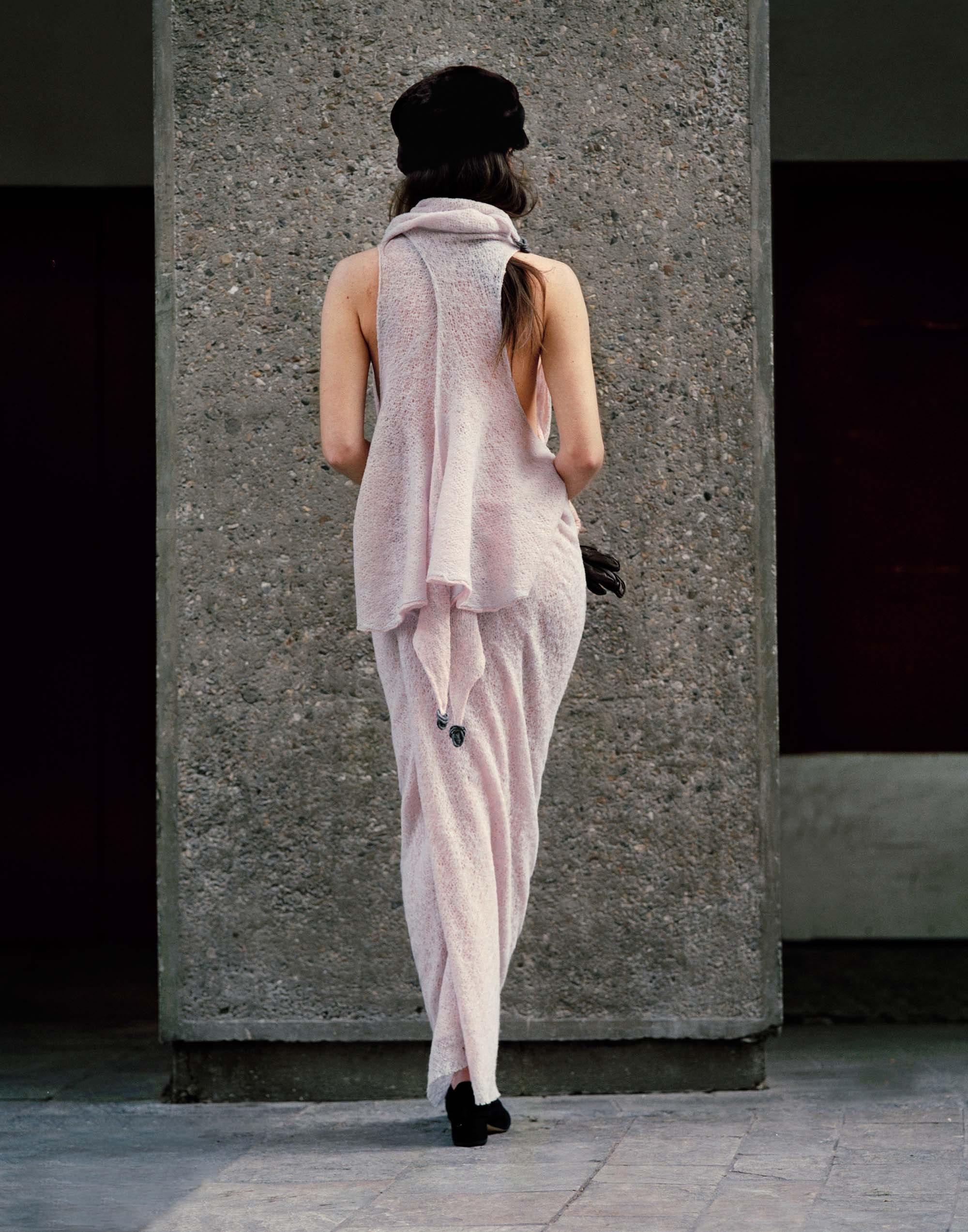pink fitted sleeveless jumpsuit