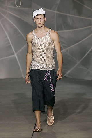 beige mesh sleeveless fitted textured tank-top