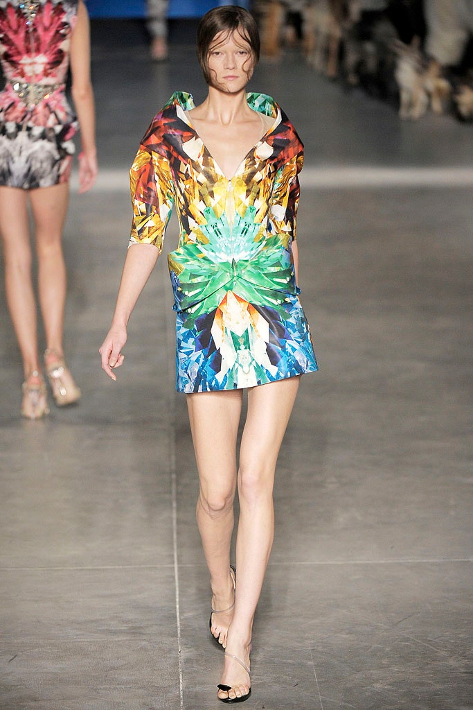 colorful mini dress