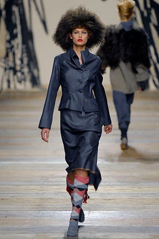 black leather blazer and skirt