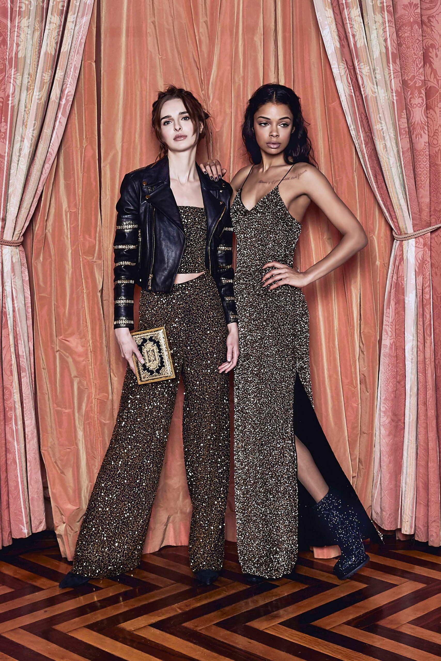 gold silk sleeveless v-neck fitted maxi dress