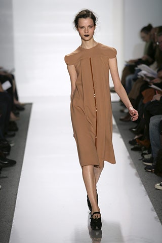 beige fitted sleeveless dress