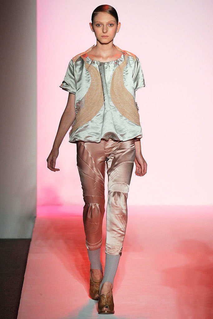 gray silk short-sleeve collared relaxed draped top