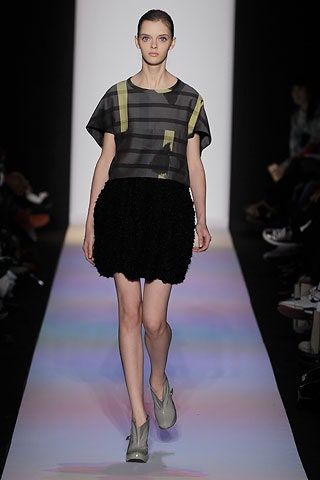 black pleated mini dress