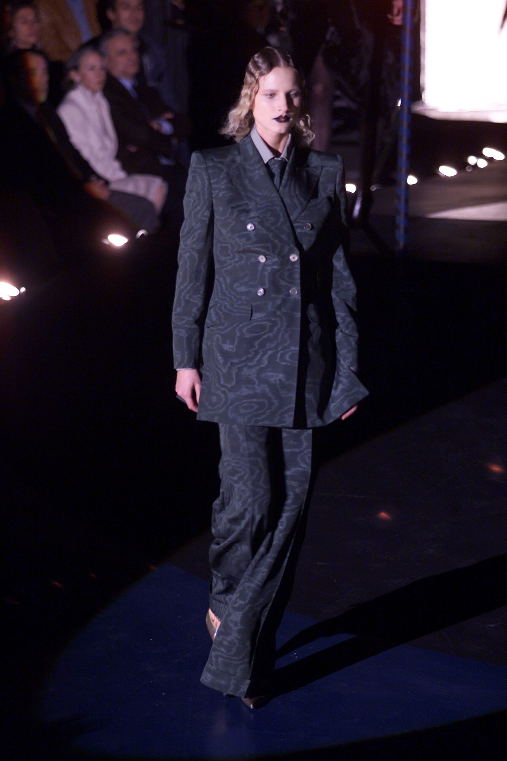 tailored black gray suit