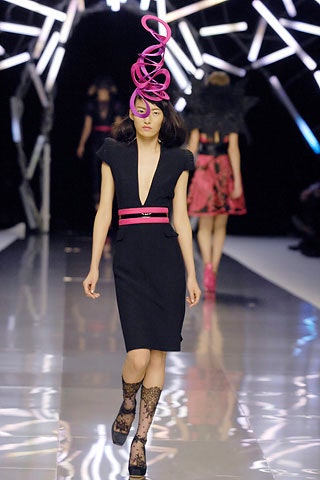pink embellished hat