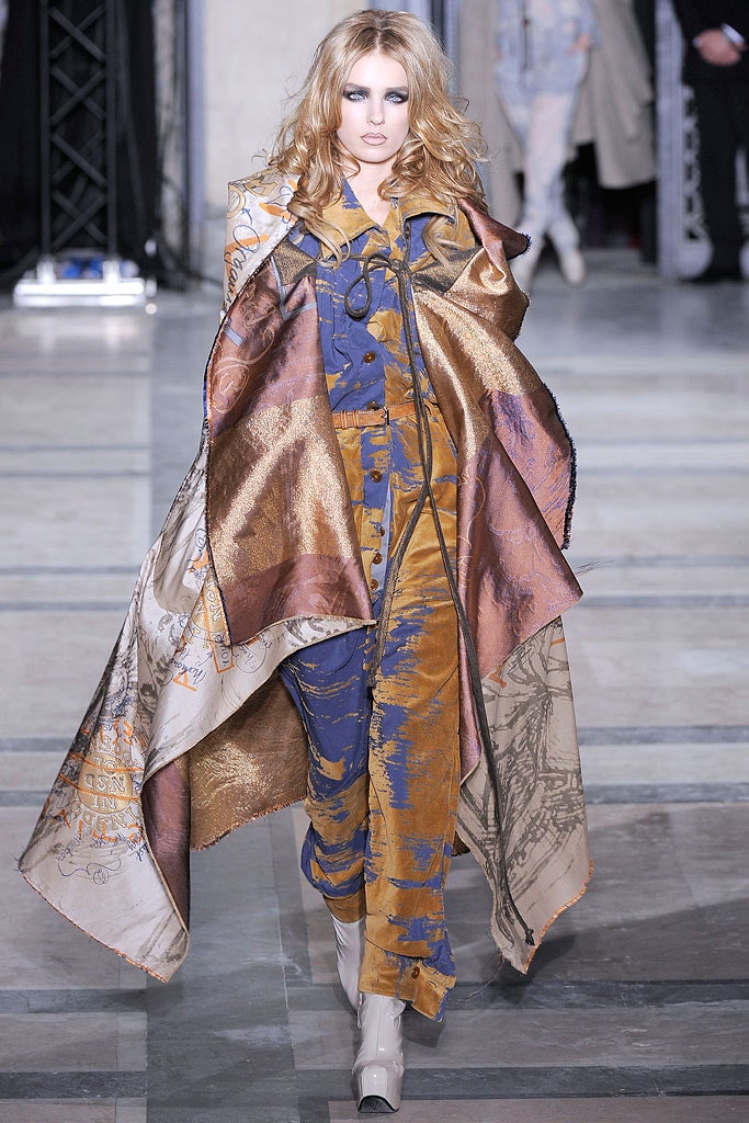 gold silk relaxed layered embroidered cape