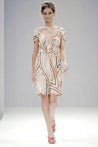beige printed relaxed dress