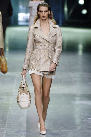 beige leather long-sleeve collared fitted belted textured jacket