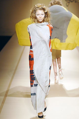 printed midi dress with oversized cape