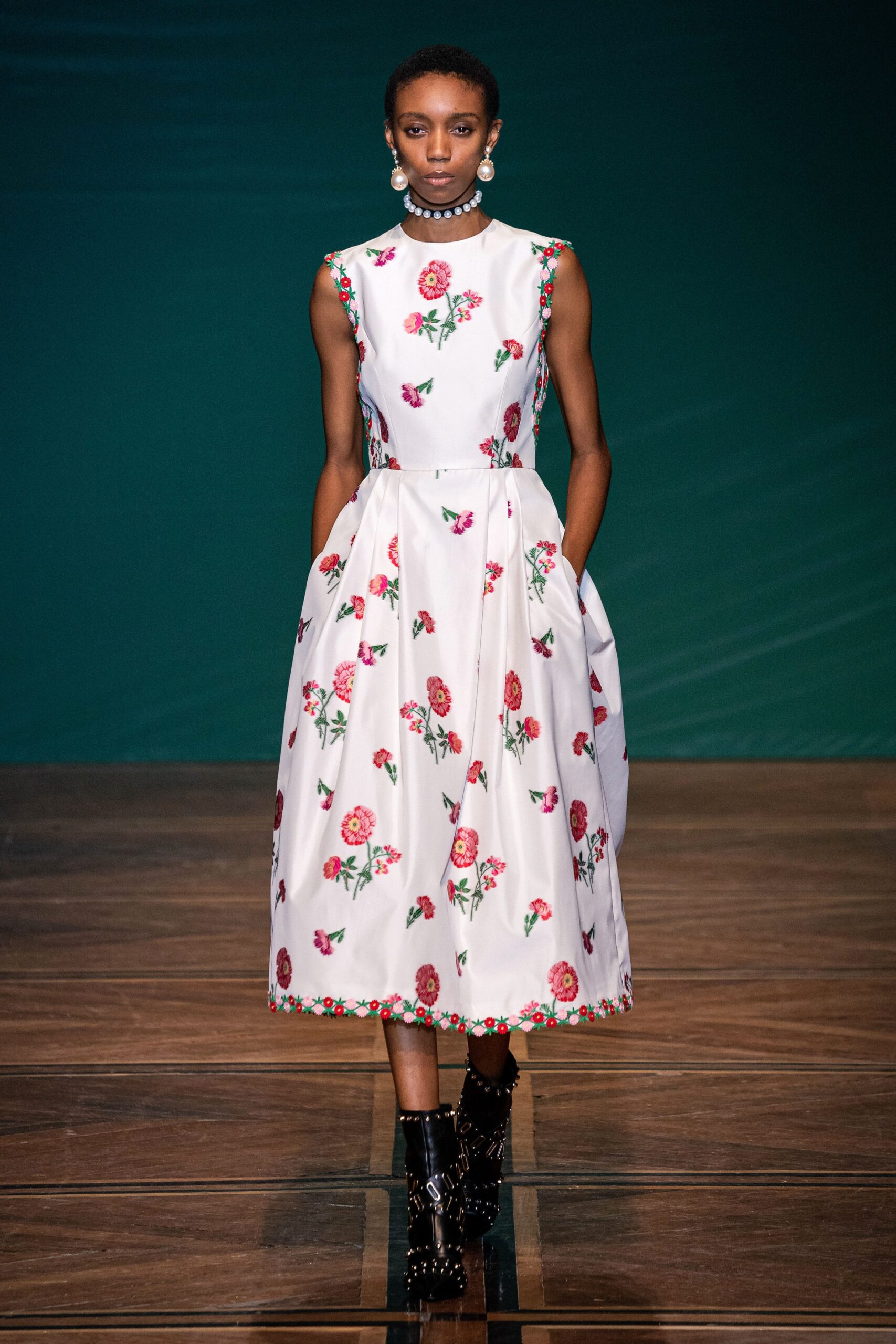 floral midi dress