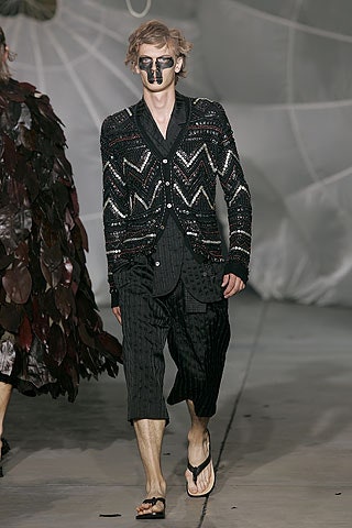 black and white embroidered jacket