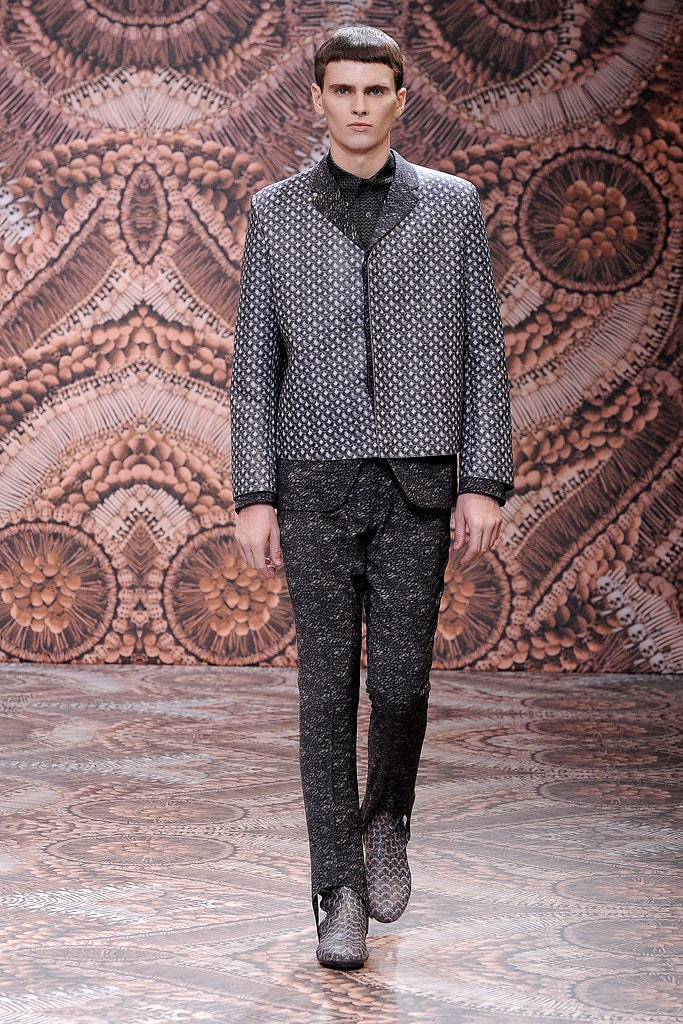 black cotton slim straight-leg pants