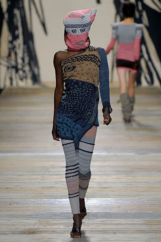 asymmetric printed top with leggings