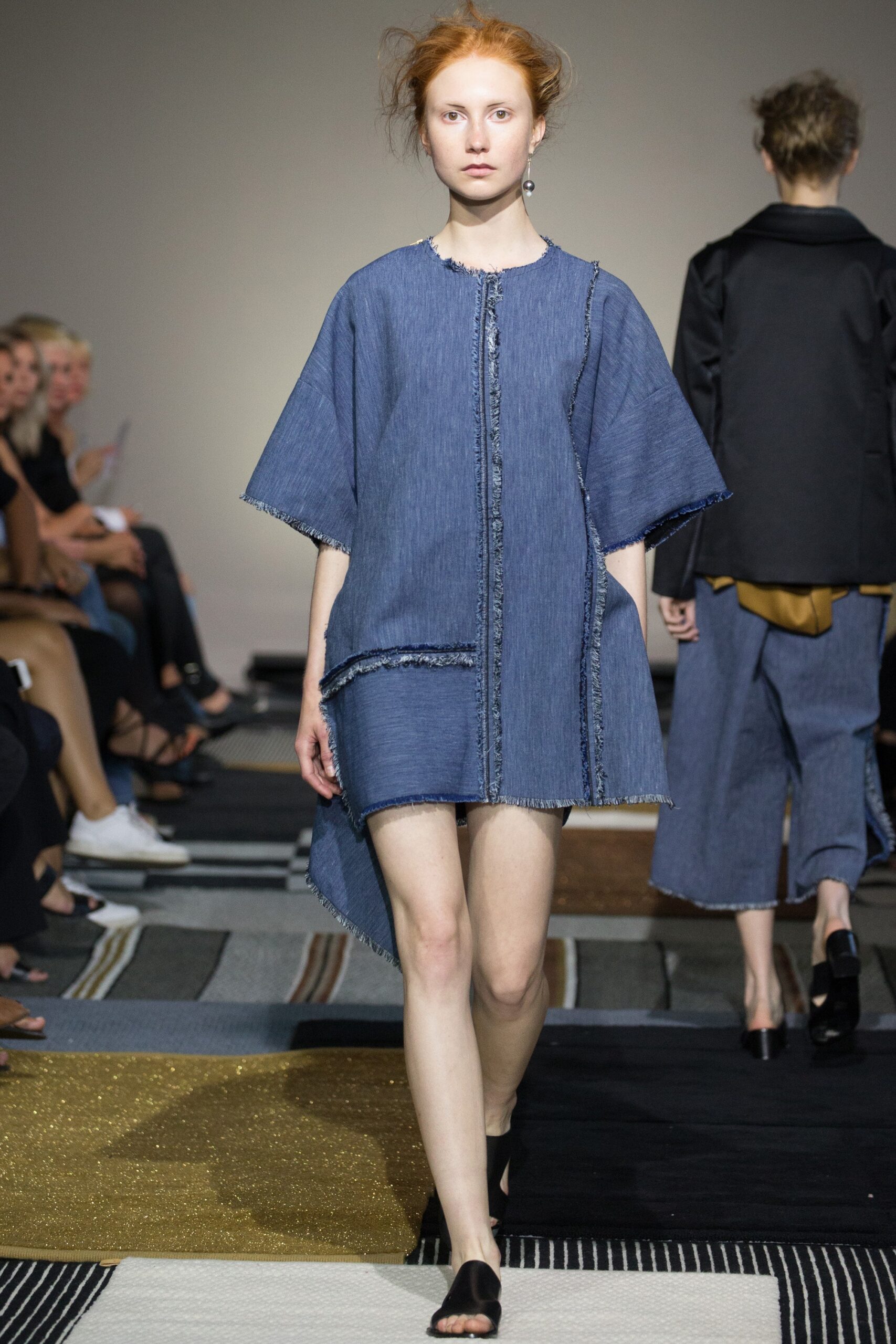blue denim relaxed dress