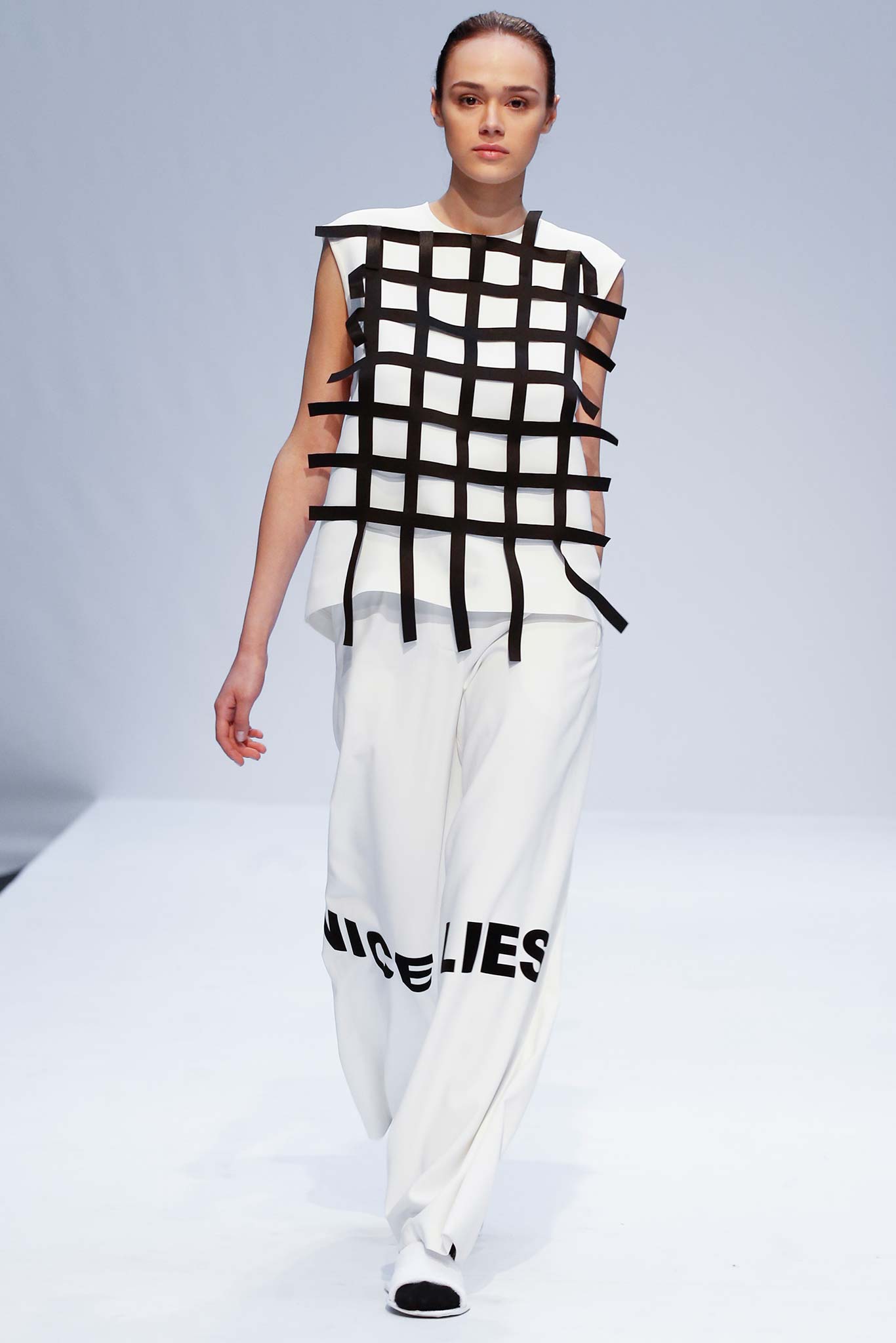 relaxed white layered top and pants