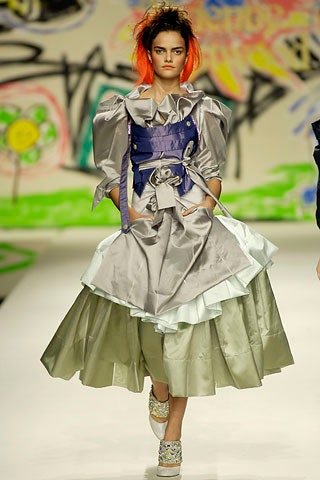 gray silk layered midi dress and structured jacket