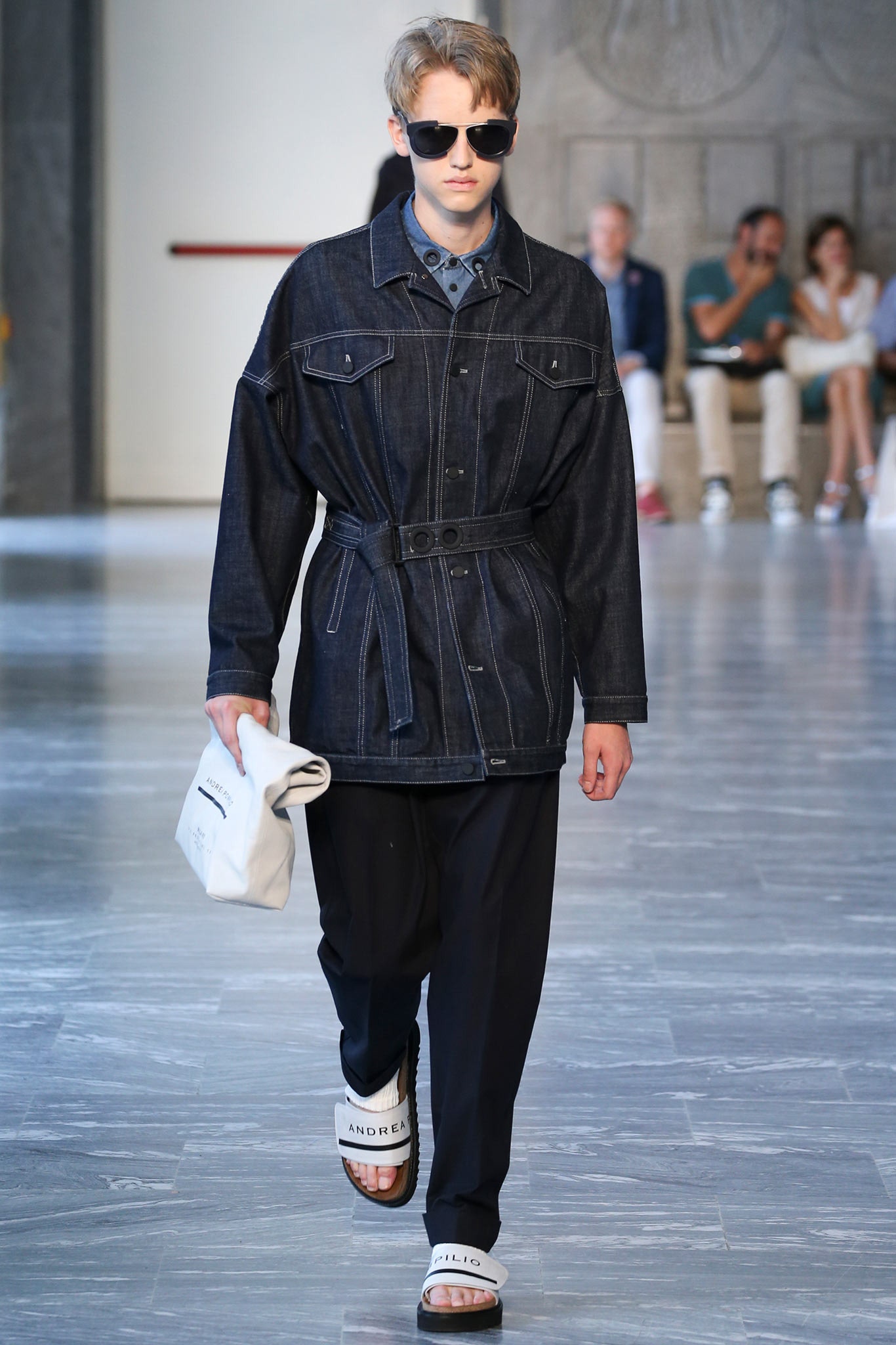 blue denim relaxed jacket