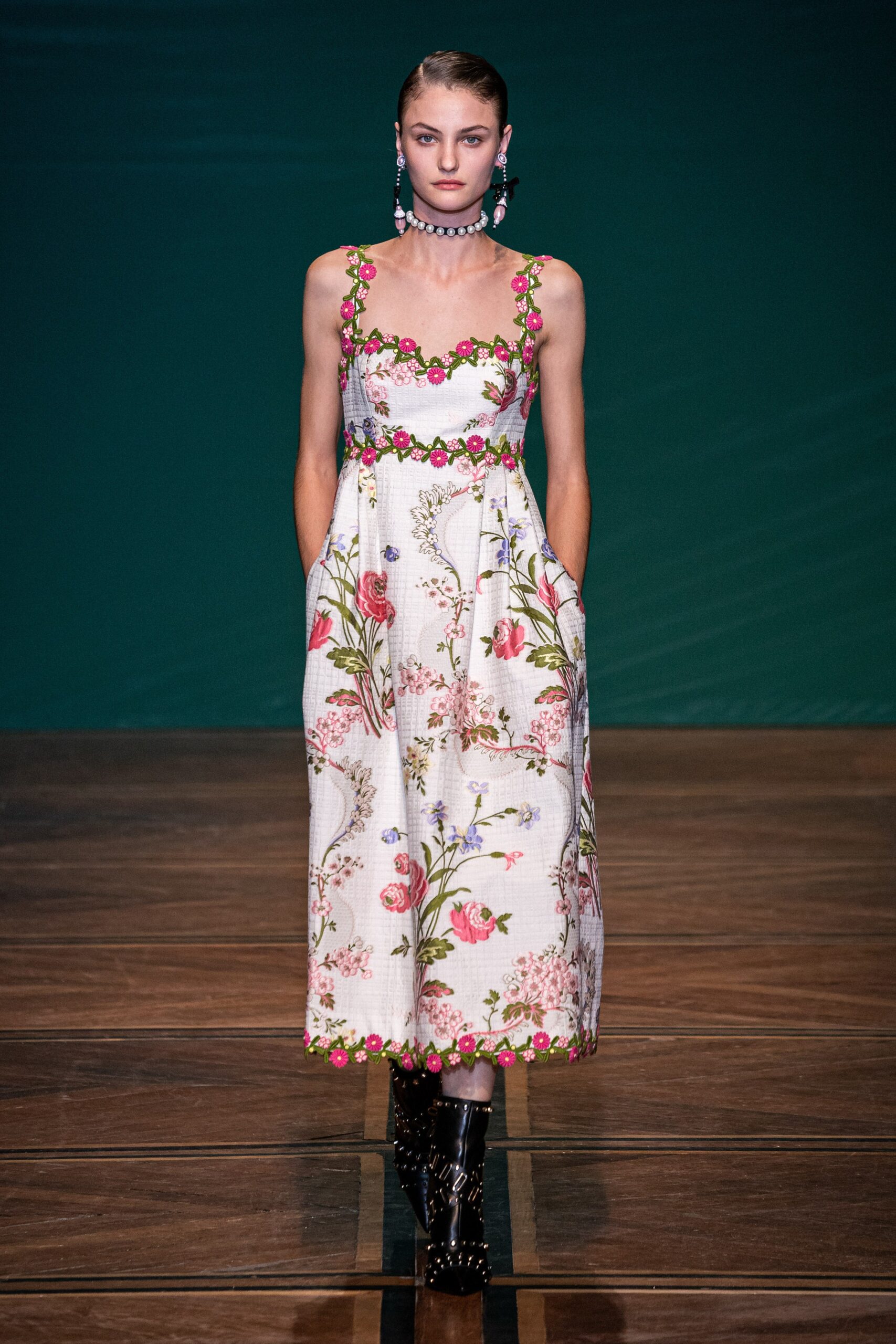 floral midi dress