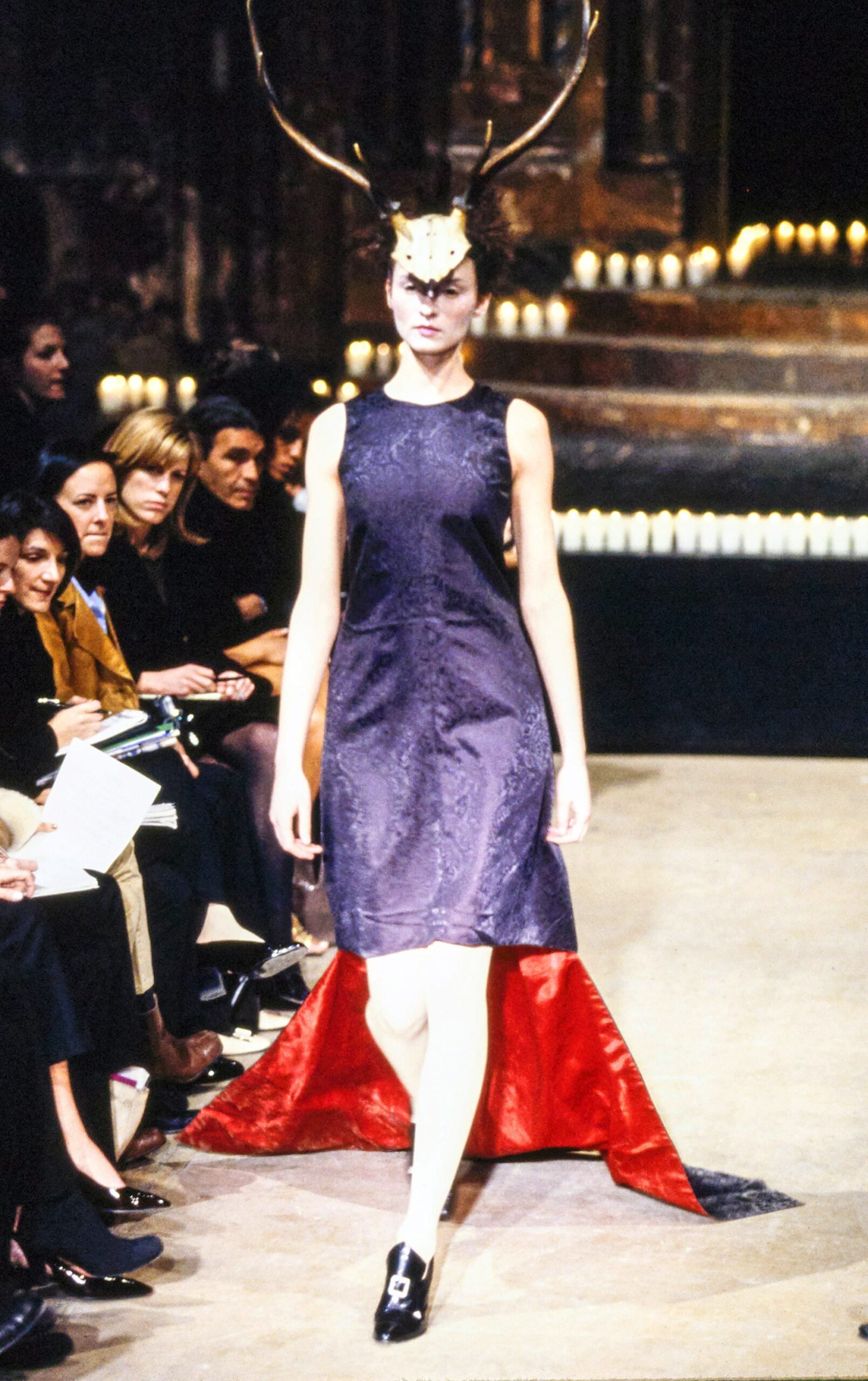 purple silk sleeveless dress