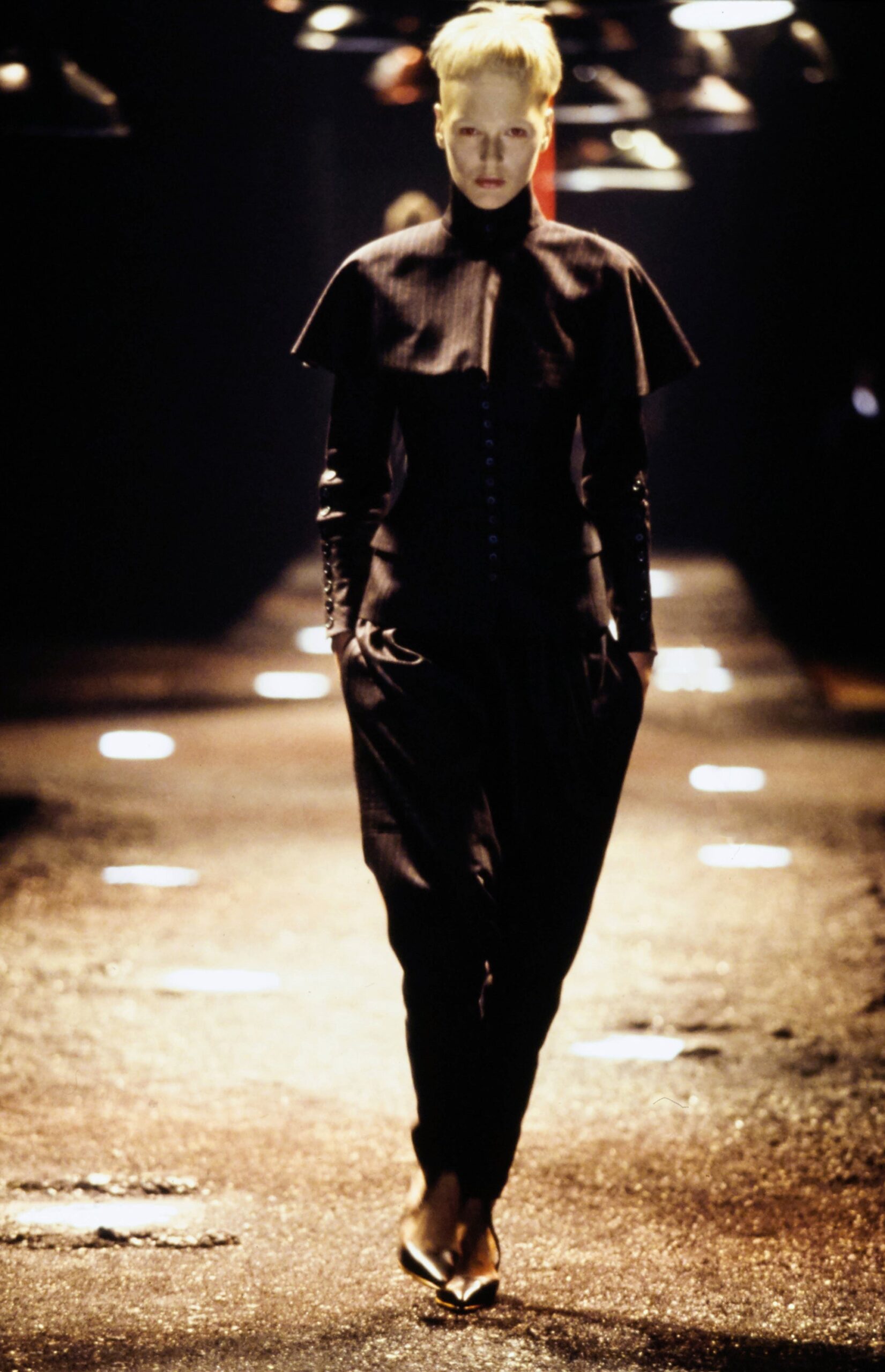 black fitted jumpsuit