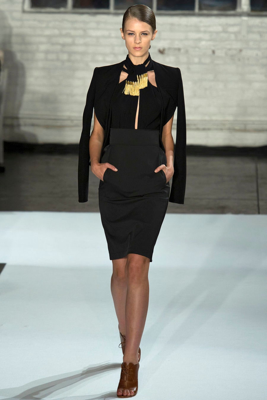 black fitted mini dress with jacket