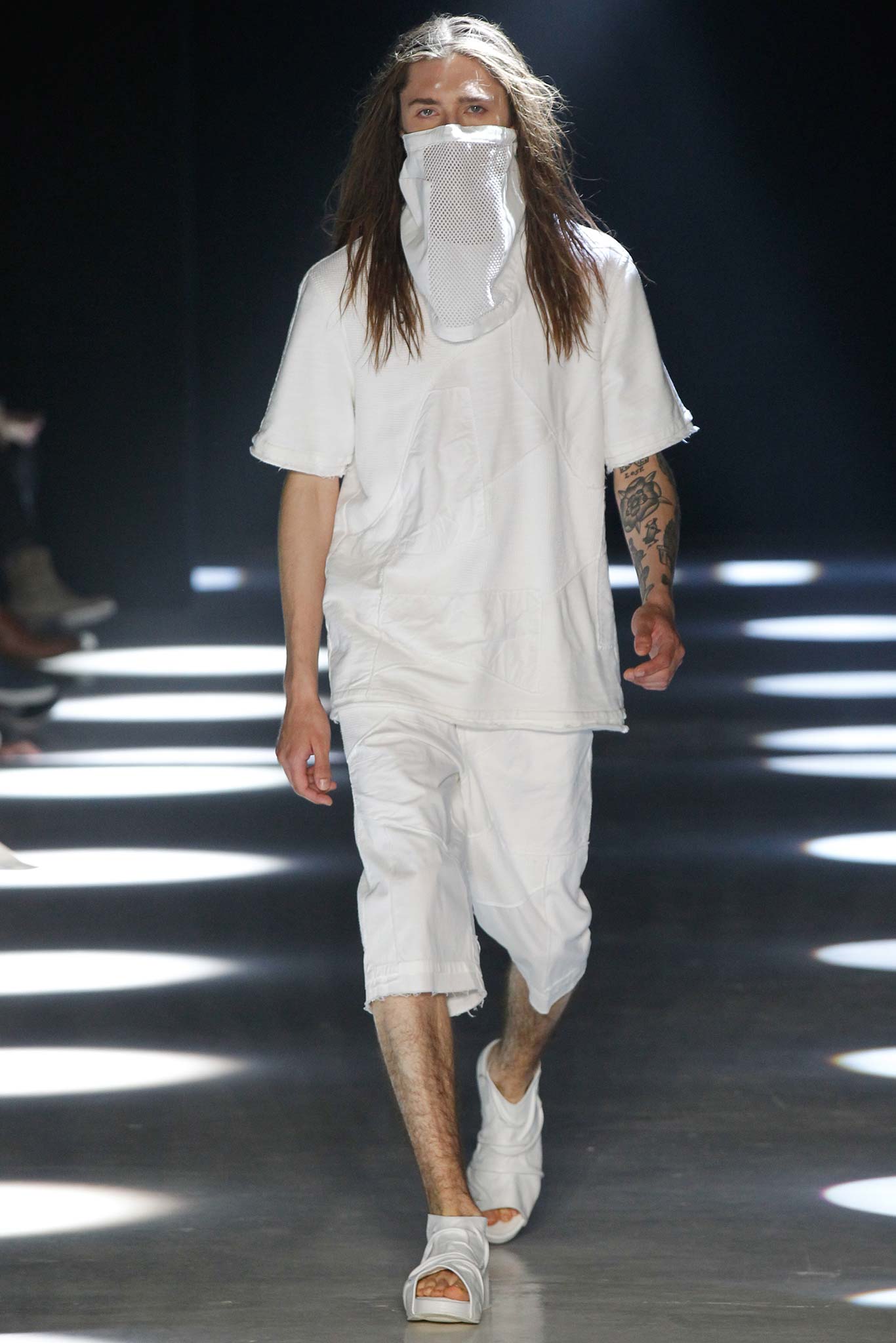 white relaxed t-shirt and shorts