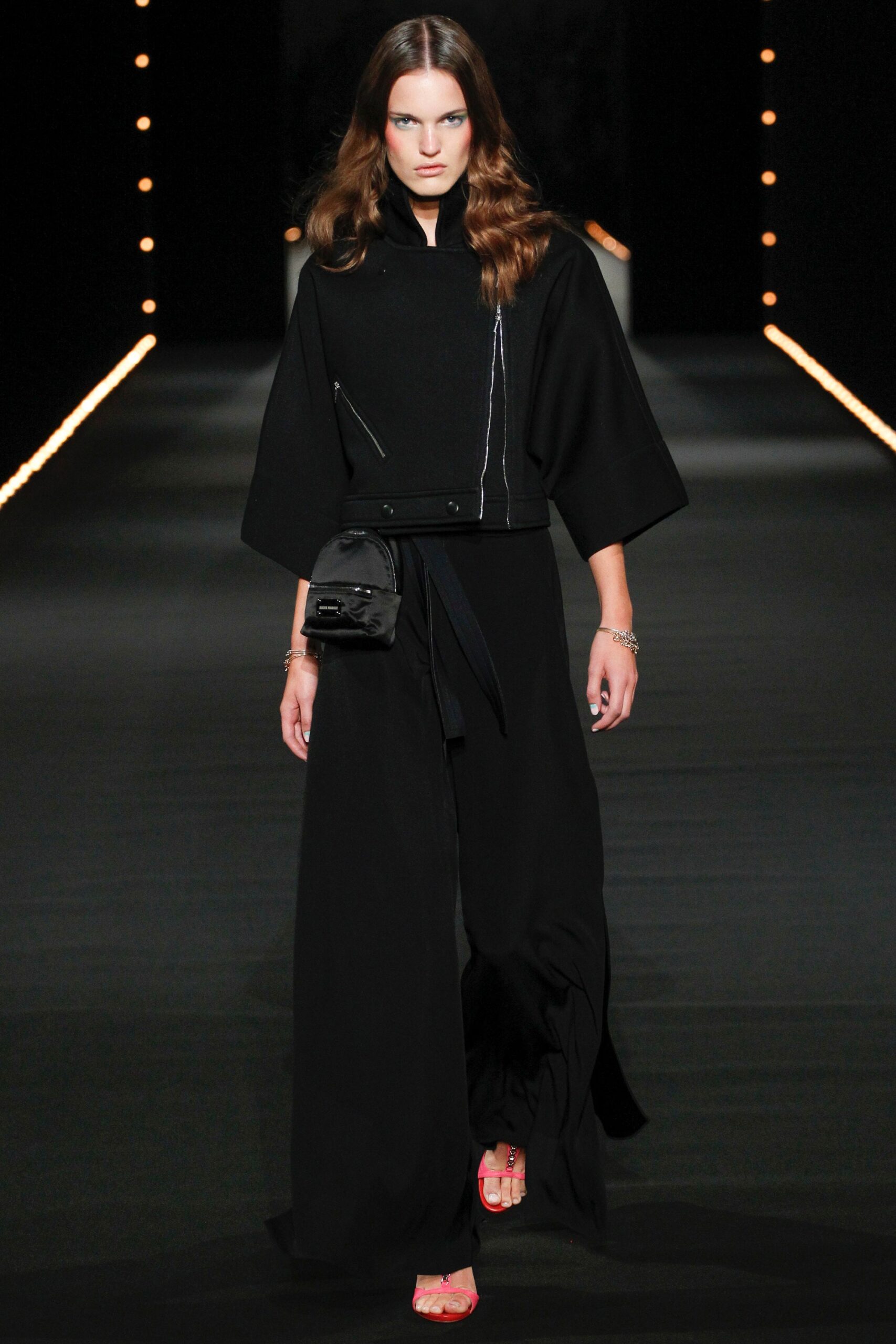 black relaxed maxi dress