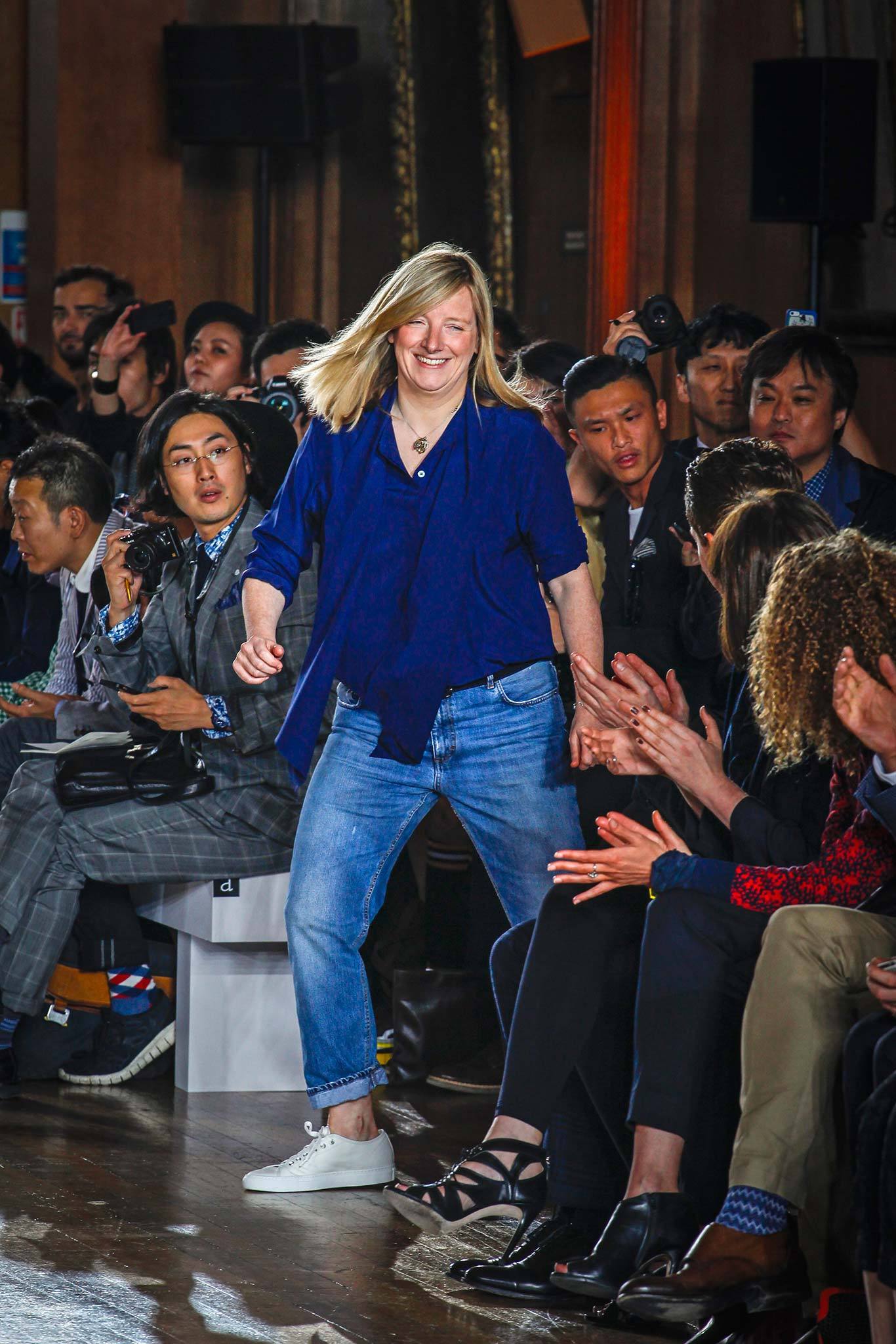 blue relaxed shirt with jeans