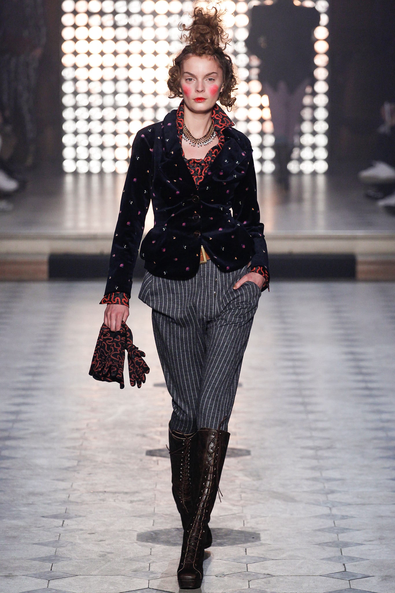 black velvet embroidered blazer