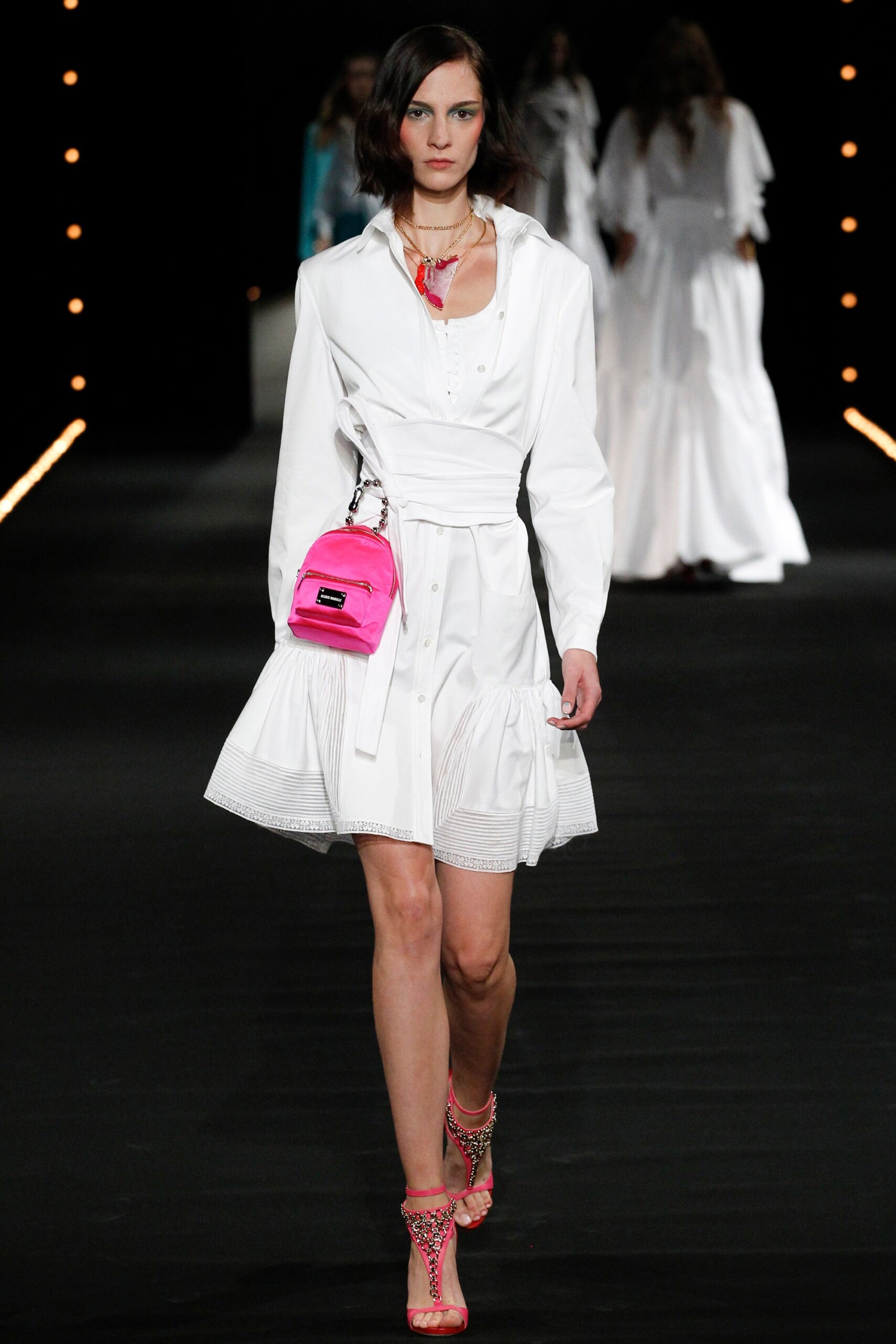 pink zippered bag