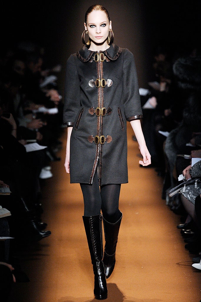 black wool coat with boots