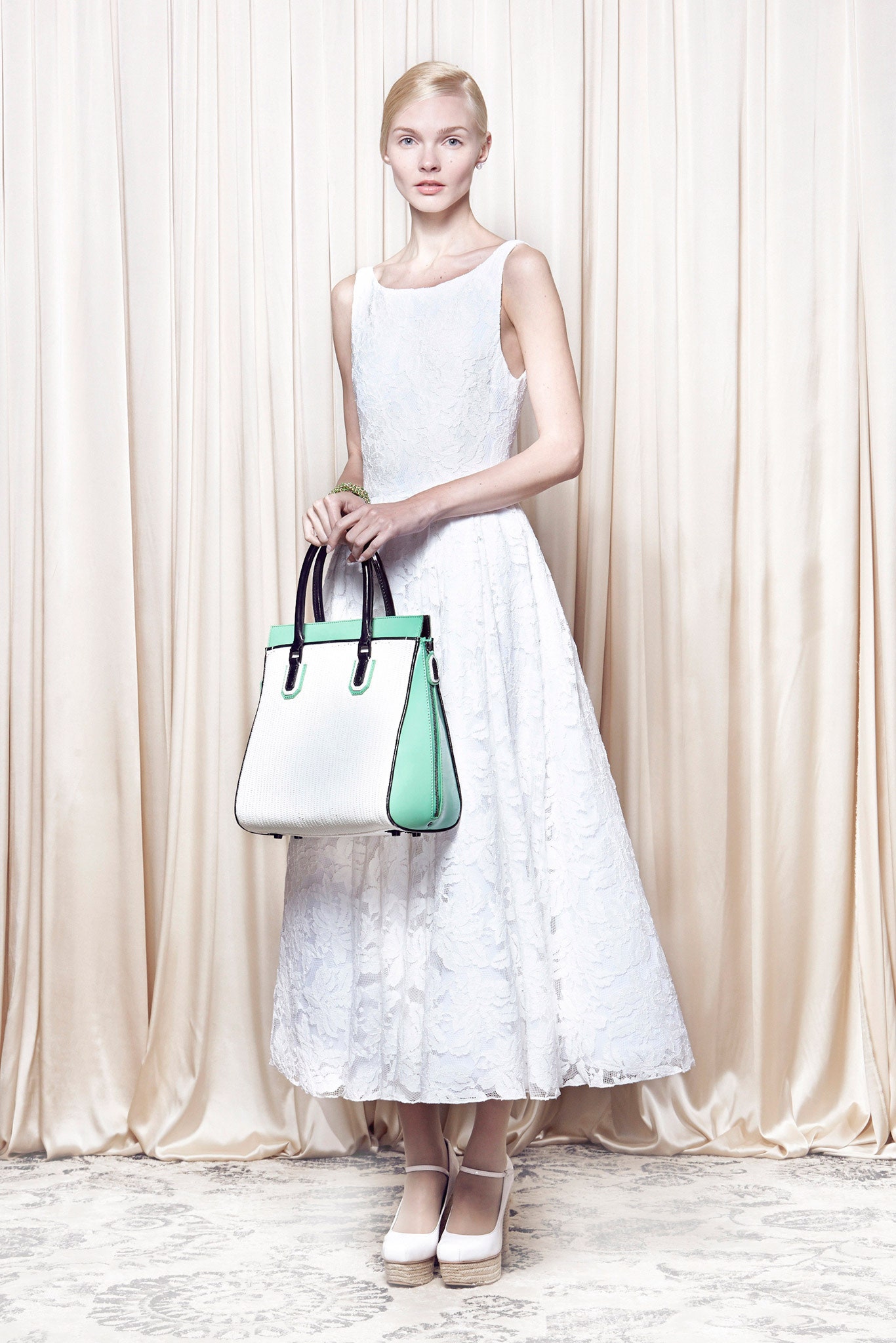 white embroidered midi dress