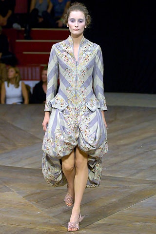 gray silk embroidered midi dress