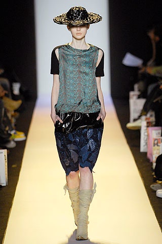 teal silk top with pleated skirt