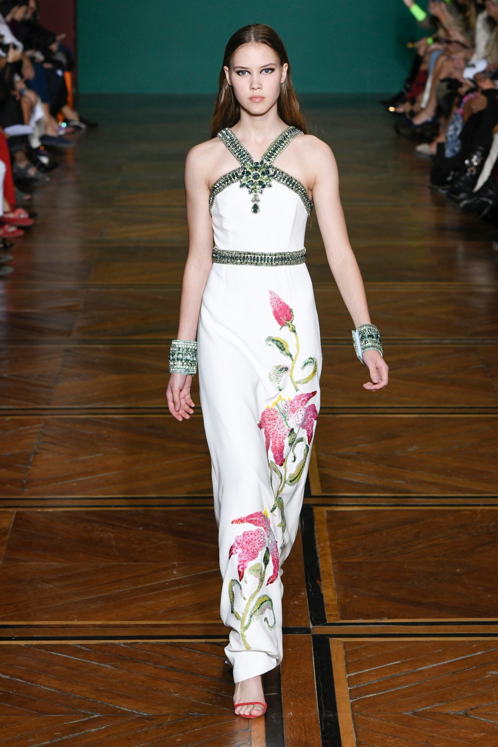 white fitted sleeveless jumpsuit