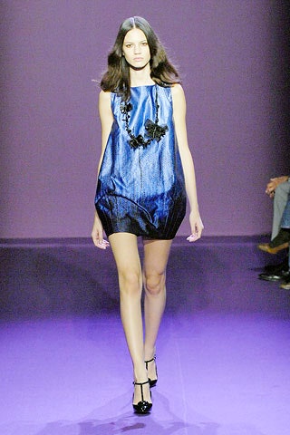 blue silk sleeveless mini dress