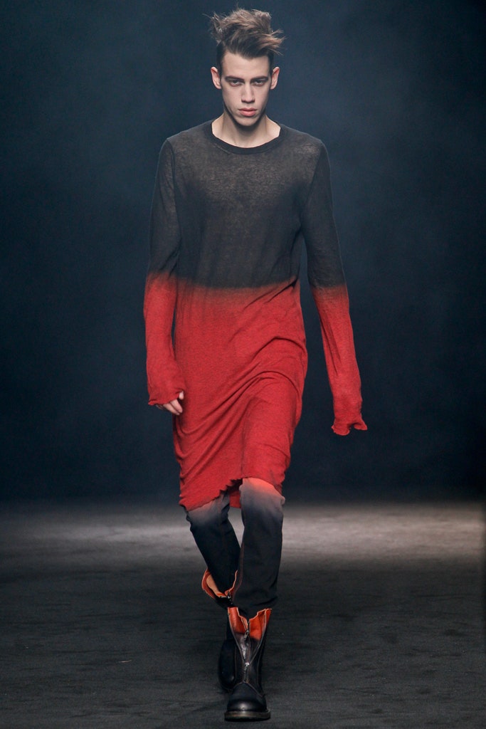 black and red relaxed dress