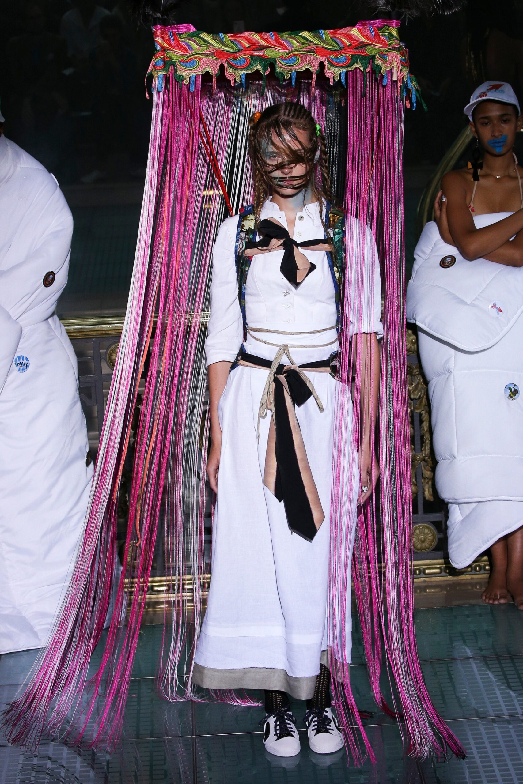 white cotton shirt-dress with black shoes