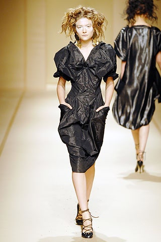black silk sleeveless dress