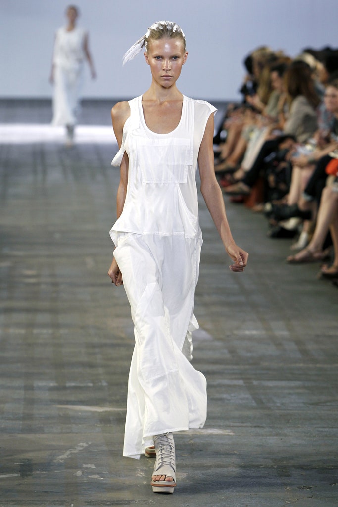 white relaxed sleeveless dress