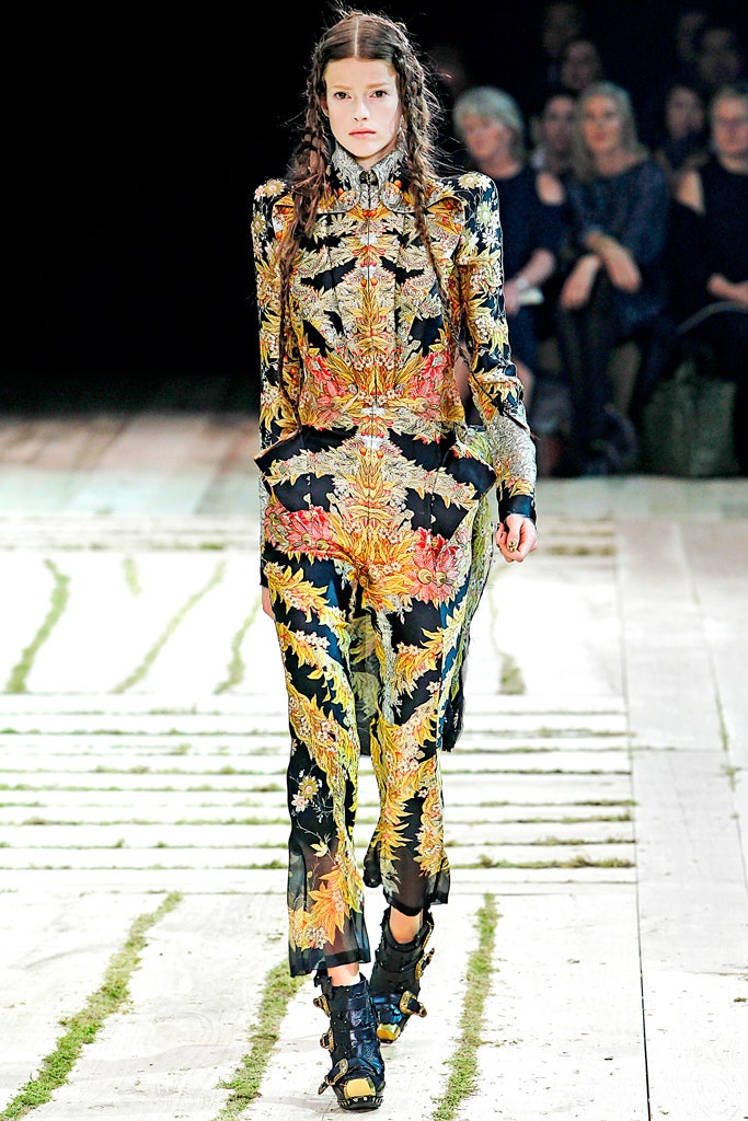 black and gold embroidered jumpsuit