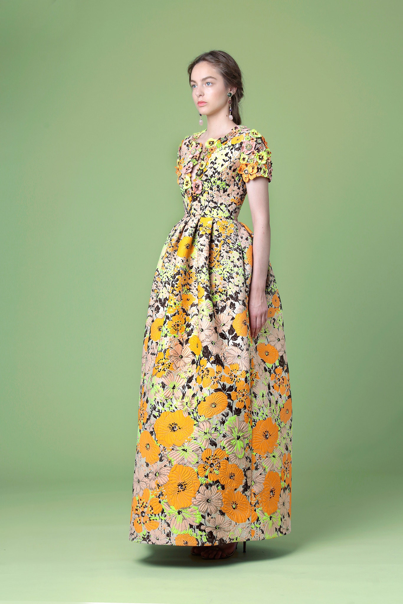 floral maxi gown