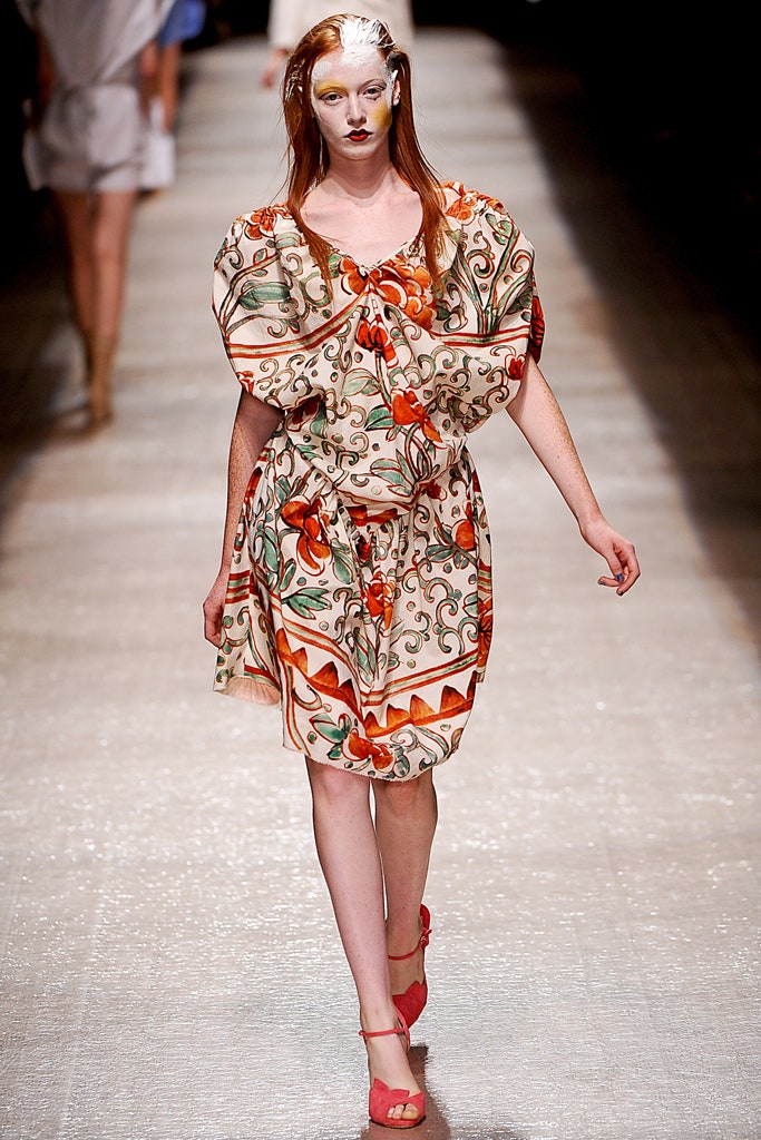 beige printed relaxed mini dress