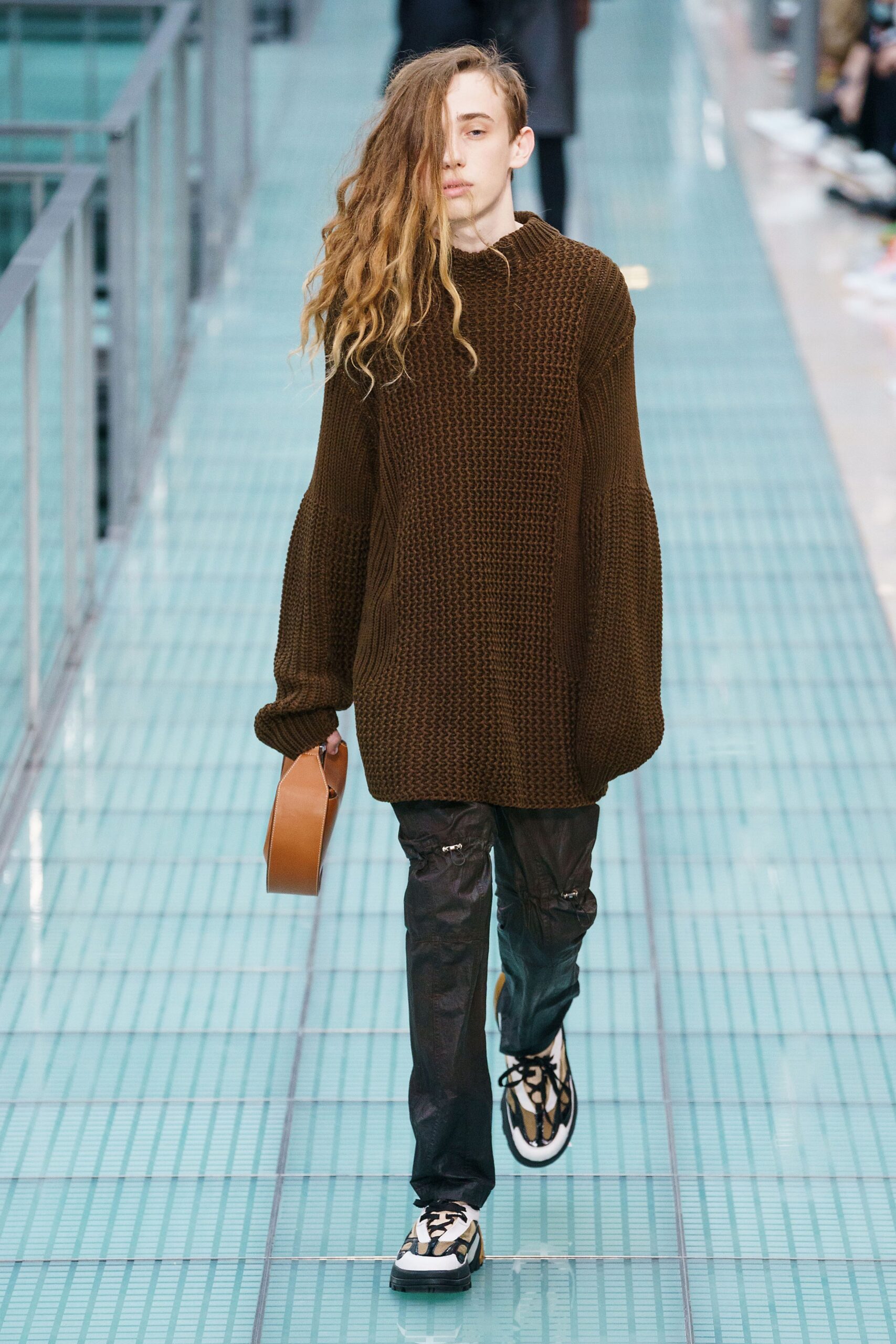 black denim relaxed zippered distressed pants