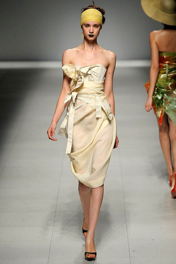 ivory silk strapless dress