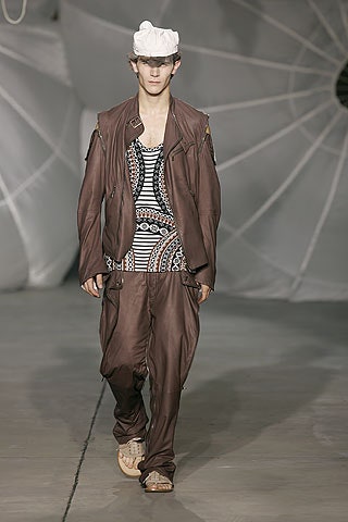 brown cotton long-sleeve relaxed zippered jacket