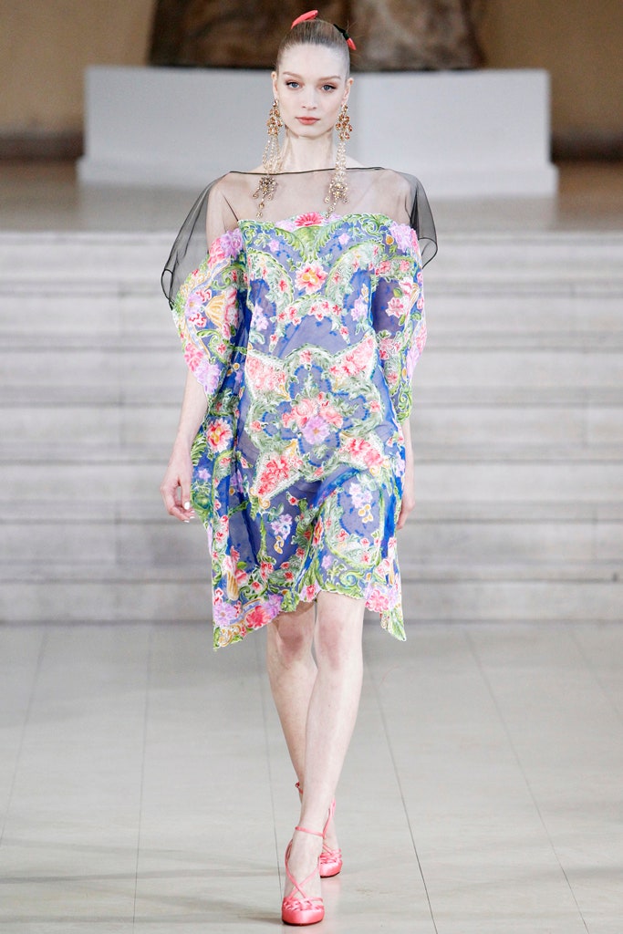 floral silk off-shoulder midi dress